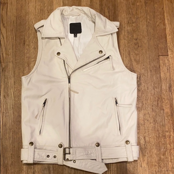 🤍Joie Leather Vest - Picture 1 of 9